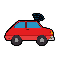 car vehicle with wifi signal