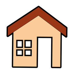 house silhouette isolated icon