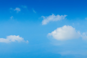 blue sky and clouds in good weather days