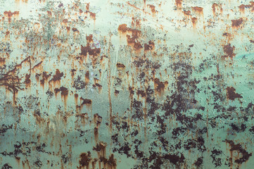 rusty metal plate
