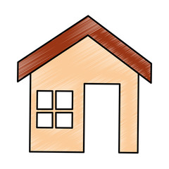 house silhouette isolated icon