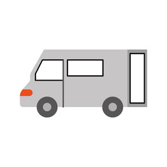 truck icon delivery van service transport business