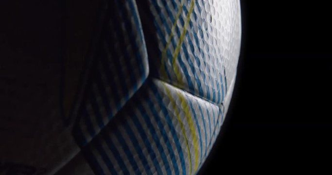 Soccer ball rotating &ndash; orginal file&nbsp;: 4K DCI, PRO RES 444, 12 bits