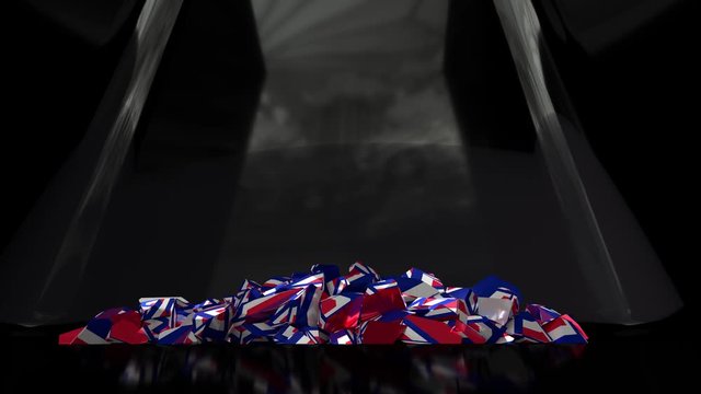 France french collapse flag le la France francais eu 4k - Powered by Adobe