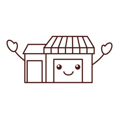 kawaii store grocery shop building exterior