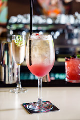 cocktail in the bar