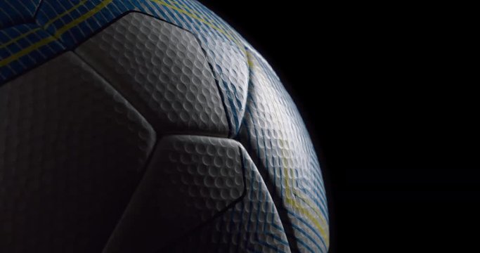 Soccer ball rotating &ndash; orginal file&nbsp;: 4K DCI, PRO RES 444, 12 bits