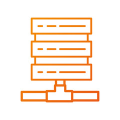 Fototapeta premium database center storage system connect tower