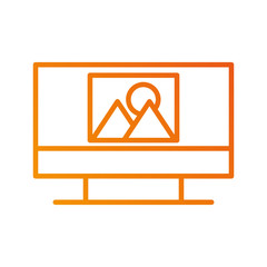 monitor with picture gallery album online web application