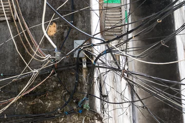 Photo sur Plexiglas Plage de Nungwi, Tanzanie Elektroanlagen in Afrika, Stonetown, Sansibar