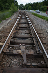 Fototapeta na wymiar switch railroad