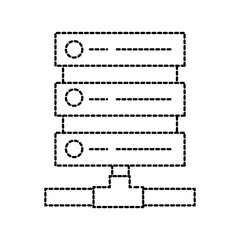 database center storage system connect tower