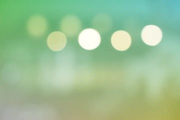 Beautiful green color abstract blurred bokeh light Background