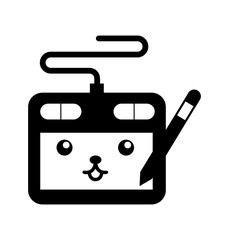 kawaii designer tablet pen digital cartoon
