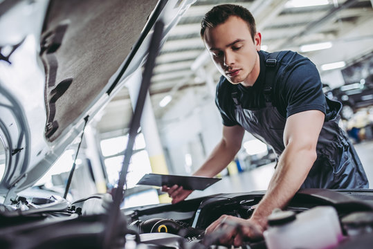 Handsome Auto Service Mechanic