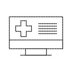 screen computer cross medical online support digital