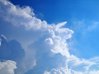 Naklejka na ściany i meble Cloud with blue sky nonu