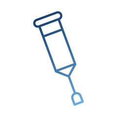 crutch medicine and health care object icon
