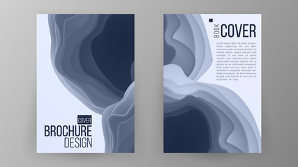 Brochure Design Vector. Magazine Poster. Annual Report Cover. Ilustration