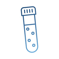 glass test tube with cap laboratory equipment