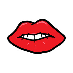 Cartoon Lips