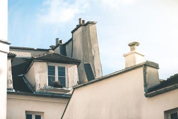 Fototapeta na wymiar House Fassades around Montmartre - Paris