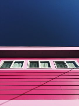 Pink House / Blue Sky