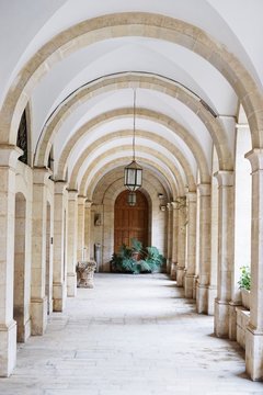 Arched Hallway