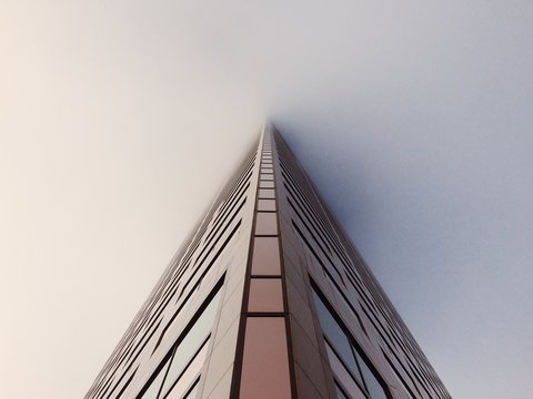 Skyscraper Covered in Fog