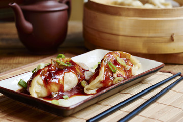 Manchurian Momo Dumplings