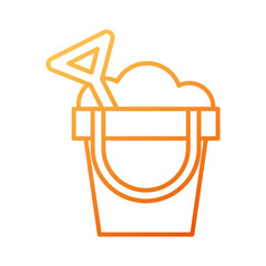 sand bucket and shovel beach recreation