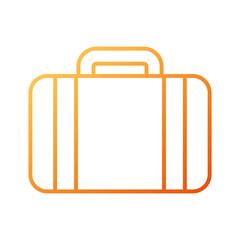 travel suitcase luggage vacation tourism icon