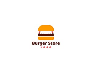 Burger Store Logo Template