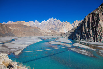 Panorama view at Pasu, Pakistan