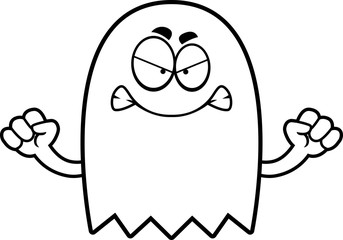 Angry Cartoon Ghost