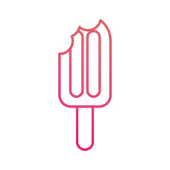 ice cream lollipop dessert on wooden stick