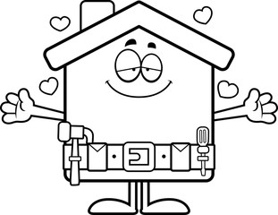 Cartoon Home Improvement Hug