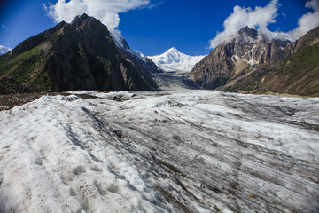 Glacier in Pakistan (Barpu & Miar Glacier)