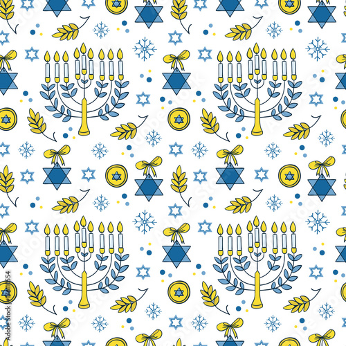 Hanukkah seamless pattern Stock image and royaltyfree vector files Hanukkah skimresources