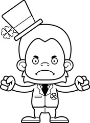 Cartoon Angry Irish Orangutan