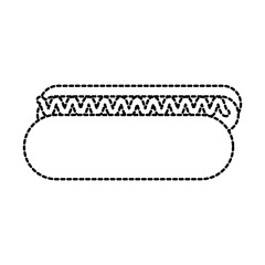 fast food hot dog sausage and mustard dinner