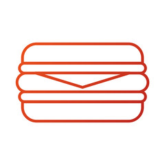 Obraz premium fast food sandwich menu restaurant lunch