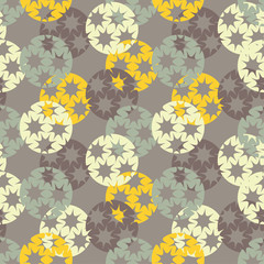 Polka dot seamless pattern. Star texture. Textile rapport.