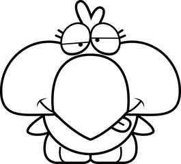 Cartoon Goofy Blue Bird