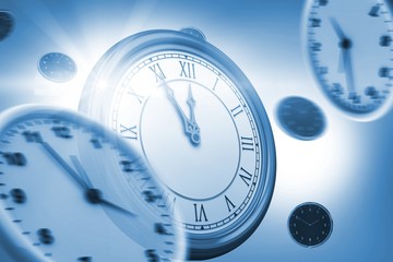 Naklejka premium Graphic image of wall clocks
