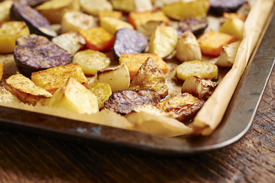 Roasted root vegetables