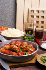 Traditional spicy meatballs