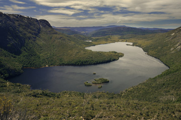 Obraz premium Dove Lake - Creadle Mountain