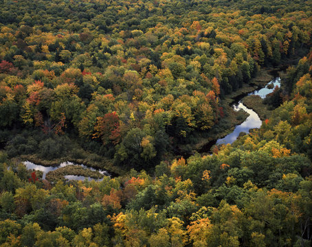 autumn colors carp river upper peninsula michigan