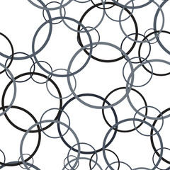 Fototapeta premium Circle seamless pattern. Vector seamless pattern. Modern stylish texture. Repeating circles background